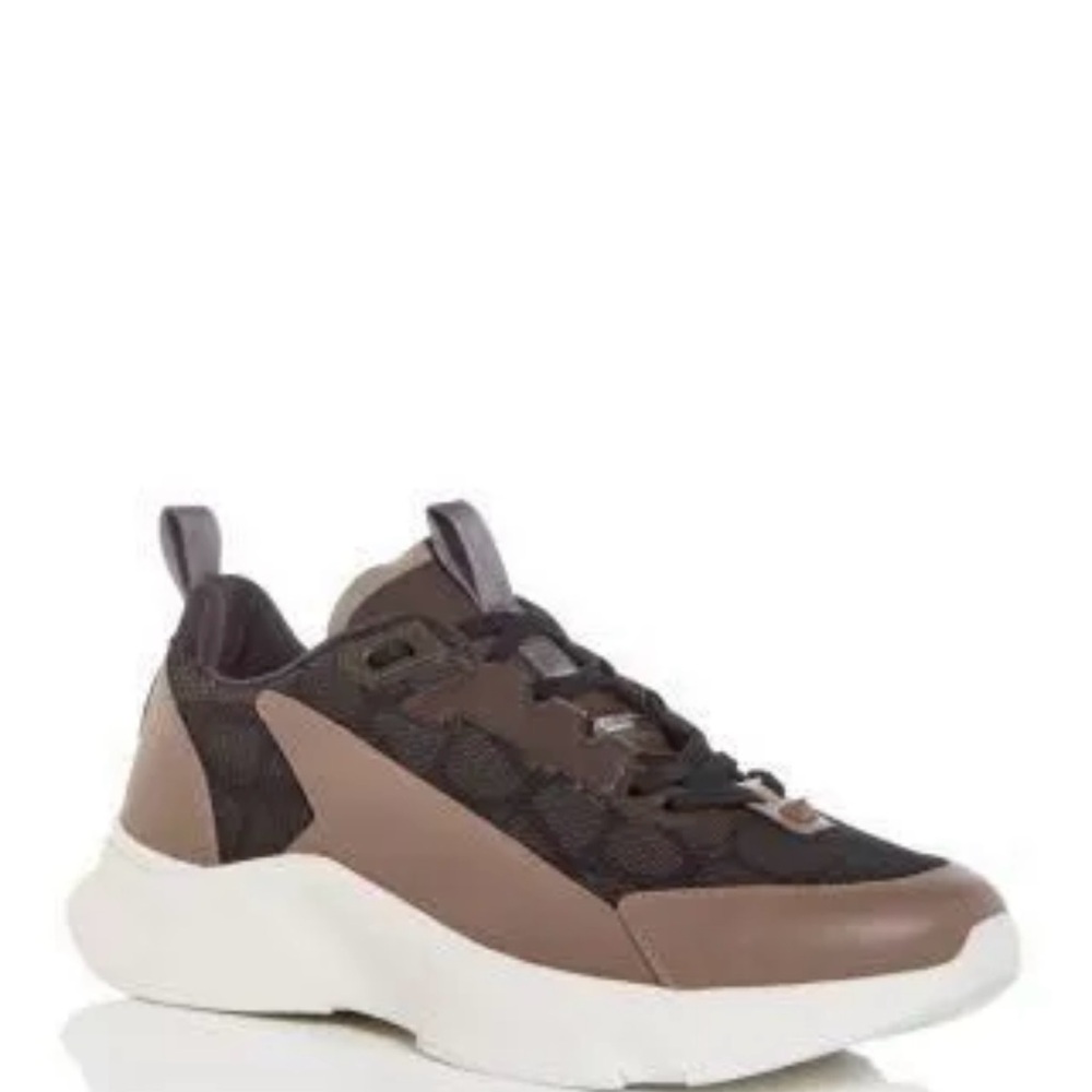 Valentino Garavani Brown and Black Men’s True Act Low Top Sneakers